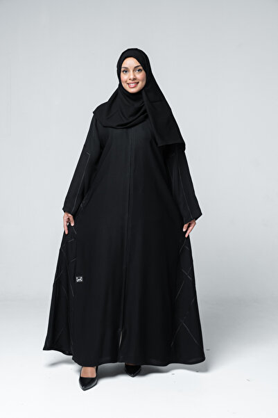 LAVİNİA Women's abaya from Lavinia, Fursan cloche fabric