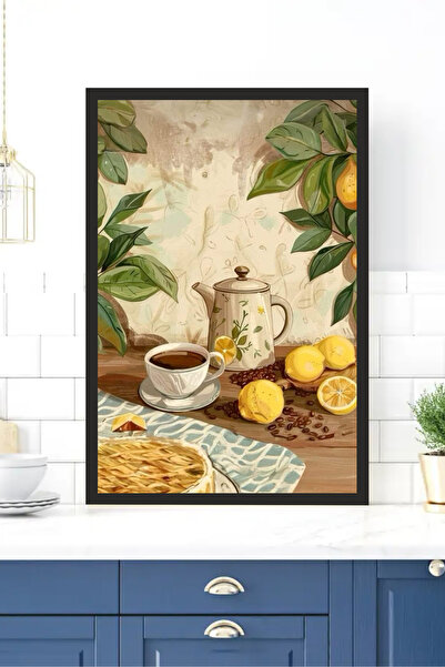 Cadran Mutfak Tasarımlı  Çerçeve Görünümlü Mdf Tablo