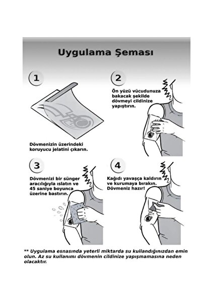 petit bijou Unisex Gerçek Görünümlü Saat Geçici Dövme,kol,boyun,bilek,göğüs Arası Dövmesi