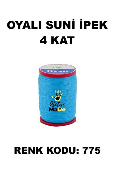 OYALI Suni Ipek 4 Kat Iplik Nakış Iğne Oyası Tığ Oyası Etuval Tek Makara Net ...