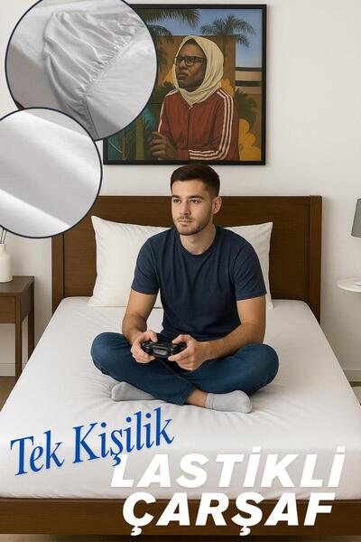 Dantelux Ranforce Pamuk komad Čaršav sa lastišem - Jednokrevetno (100 x 200 +...