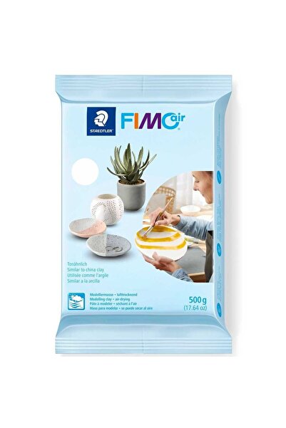 Bafimo Pastă de modelat FIMOair cu uscare la aer 500g Albă