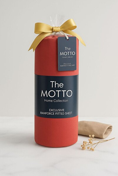 Motto Home The Motto 100% Cotton Elastic Fitted Sheet Set