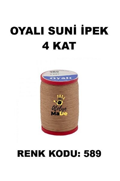 OYALI Suni Ipek 4 Kat Iplik Nakış Iğne Oyası Tığ Oyası Etuval Tek Makara Net ...