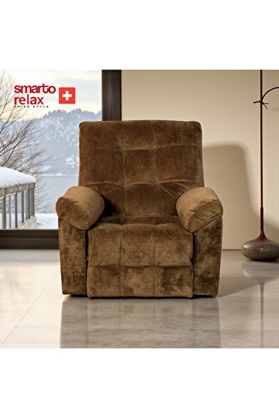 Smarto relax Roma Manuel Mekanizmali Sırt Dayama Ergonomik TV Koltuğu Berjer ...