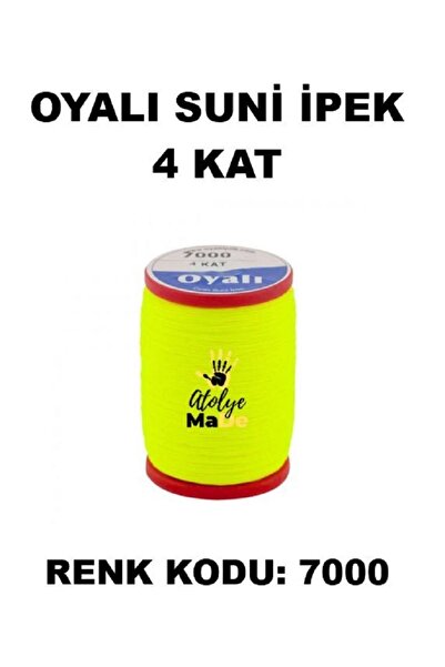 OYALI Suni Ipek 4 Kat Iplik Nakış Iğne Oyası Tığ Oyası Etuval Tek Makara Net ...