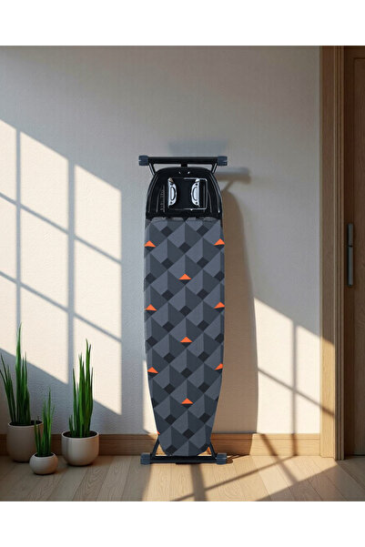 Hagen %100 Pamuk Ömür Boyu Kırılmaz Krom Ütü Masası Kalın Borulu Premium A Ka...