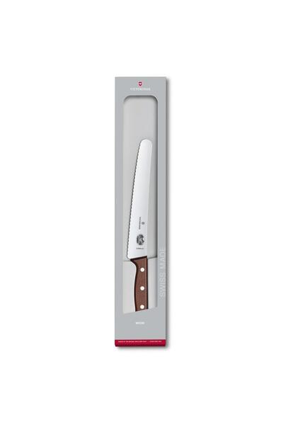 Victorinox 5.2930.22G 22cm Akağaç Ekmek ve Pasta Bıçağı, Hediye Kutulu