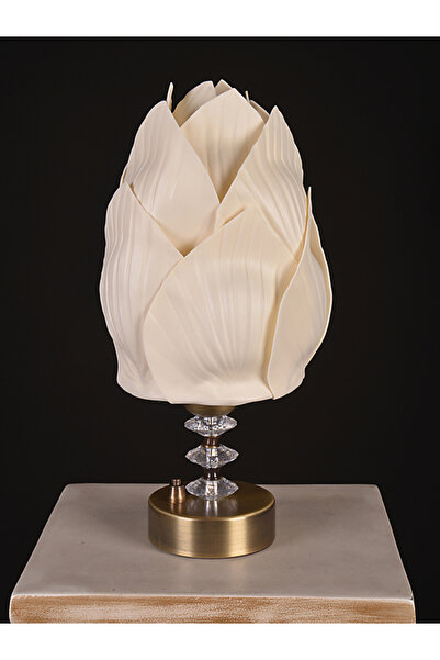 fey atelier KREMMİDYEPLS.KRST.ESKİTMEAYAK, Pilli abajur, pilli masa lambası, ...