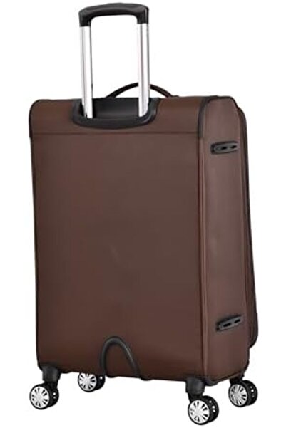 eminent Expandable Luggage Trolley Bag Soft Suitcase for Unisex Travel