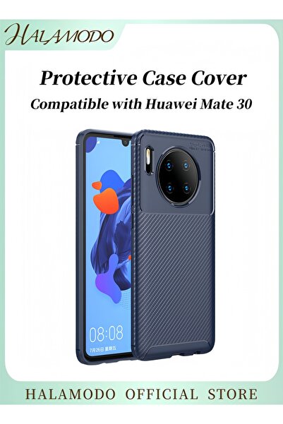 HALAMODO غلاف هاتف متوافق مع هاتف Huawei Mate 30 غلاف سيليكون ناعم فائق النحا...