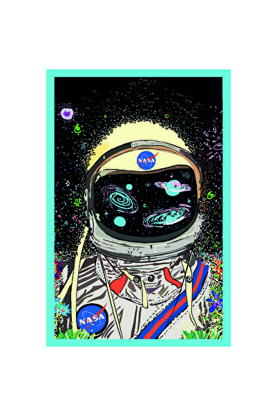 Hi Kami Astronaut and Space Themed Design Card – Decorative Gift Note Card and Postcard |   10X15Cm