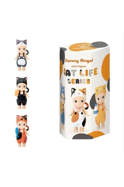 ONEDAYHOME Sonny Angel Cat Life Serisi Dekoratif Mini Figür (Tekli Rastgele K...