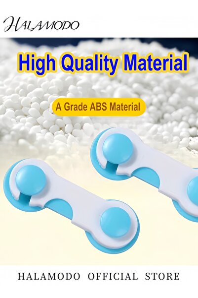 HALAMODO 15PCS Kid's Safety Locks Fridge Drawers Cupboard Locks Adhesive Cabinet Latches Multi-Purpose Locks