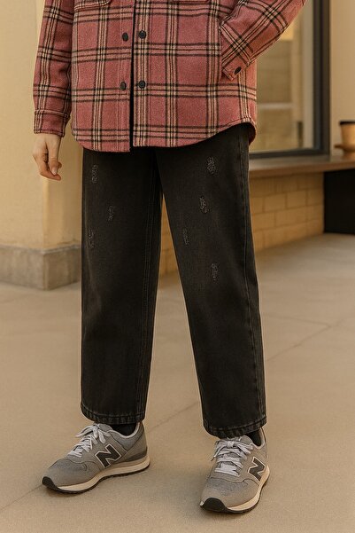 rg kidsstore Νεανικό τζιν παντελόνι με φαρδιά πόδια