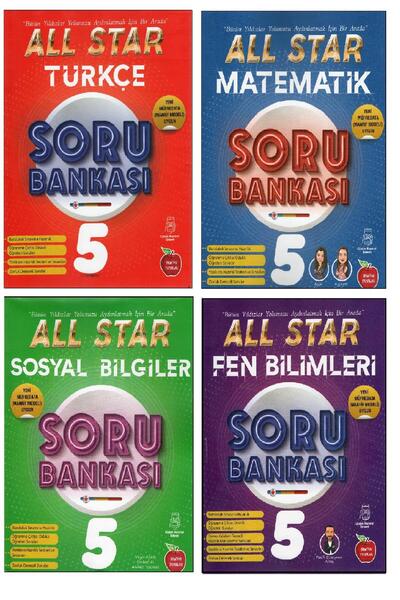 Newton Yayınları Newton 5. Sınıf All Star Matematik+Fen+Sosyal+Türkçe Soru Ba...