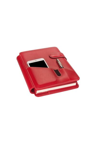 2K 2026 Yeni Yıl Organizer Ajanda Telefon Kılıflı Tarihli Çizgili 168 Yp 17x24 Defterli Vegan 20x26