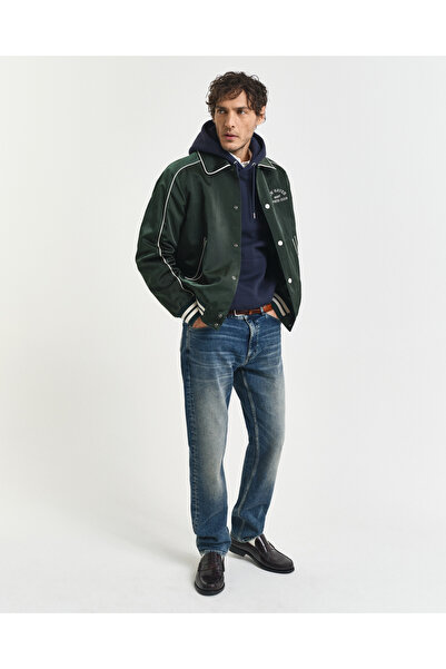 Gant Erkek Lacivert Regular Fit Kapüşonlu Sweatshirt
