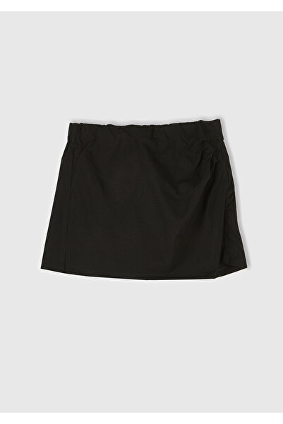 United Colors of Benetton Черна пола с ластик за момиче