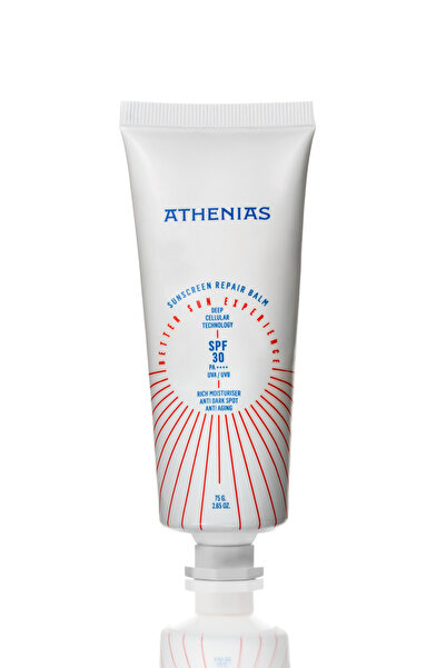 Athenias بلسم إصلاح واقي الشمس 75 جم SPF30، بلسم مرطب للجسم عند الجفاف