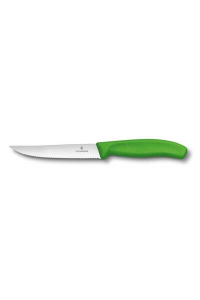 Victorinox ​​​Victorinox 6.7936.12L4 12cm Yeşil Tırtıklı Biftek Bıçağı