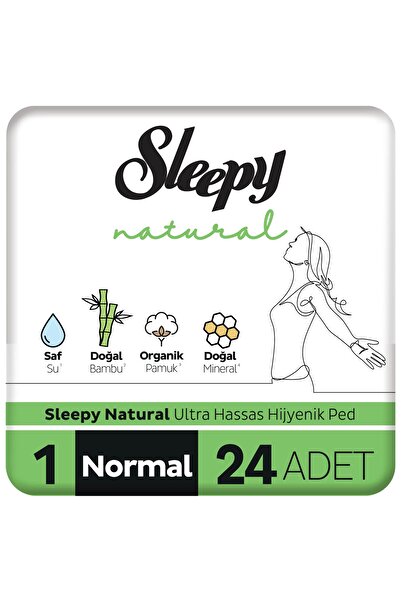 Sleepy Natural Ultra Hassas Hijyenik Ped Normal 24 Adet Ped
