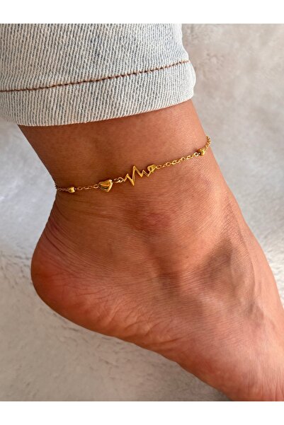 HERCY 316 L Stainless Steel Heart Anklet |   Heart Steel Anklet