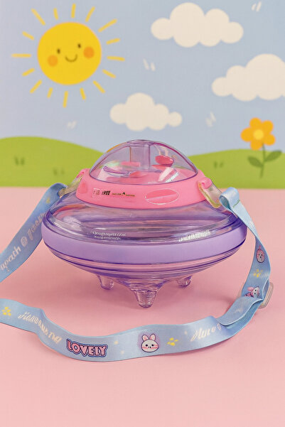 YzHome Luxury Colored Acrylic Hanging Water Bottle Ufo Model 700ml