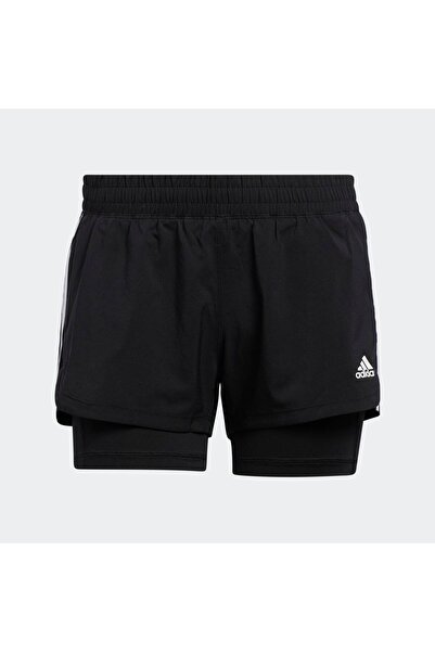 adidas Pacer 2 σε 1 Γυναικεία Μαύρα Σορτς Προπόνησης (Gl7686)