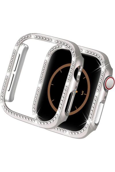 Alstrap Watch 4-5-6-Se 44mm Starlight Compatible Elegant Diamond Stone Case Protector