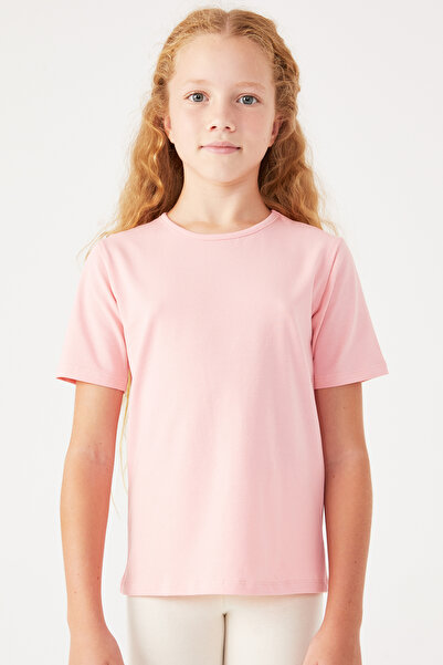 Almila Βαμβακερό μπλουζάκι για κορίτσια Crew Neck 2007