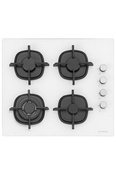 Silverline Beyaz Cam Woklu Ankastre Ocak Cs5429w01