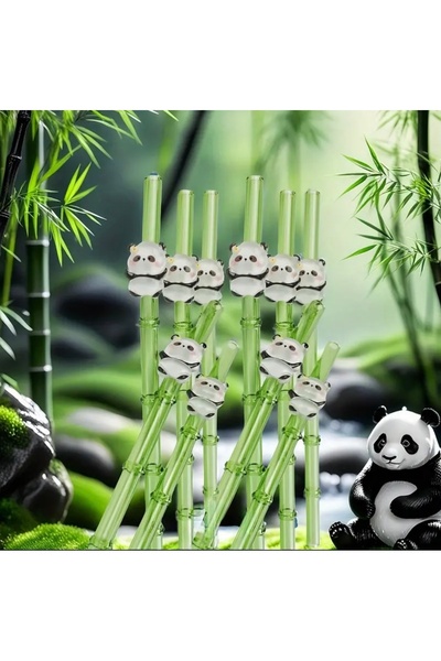 Miki & Miki Bambu Panda Cam Pipet 1 adet