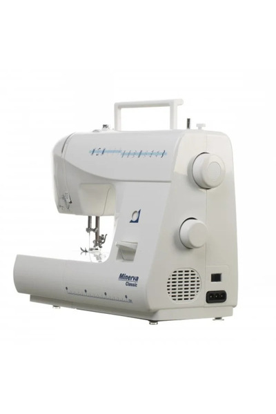 Minerva Masina de cusut electromecanica CLASSIC Model 2020, 12 Programe, 800 Imp/Min, 70W, Alb