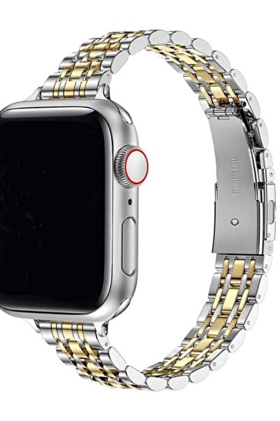 Alstrap Watch 11-10 42mm 5 6 7 8 9 Se Uyumlu 38/40/41 Mm Paslanmaz Çelik Slim Rolex Tasarım Kordon