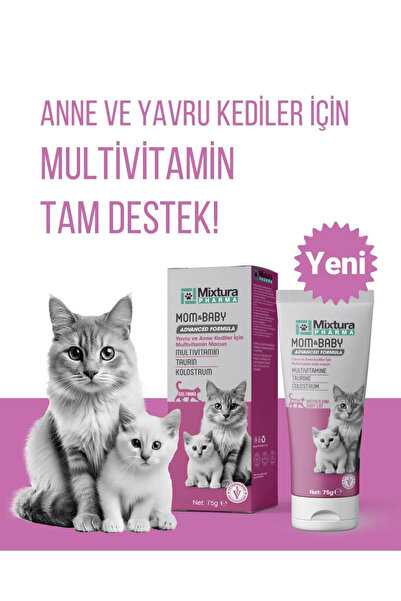 Mom&Baby Yavru ve Anne Kediler için Multivitamin Macunu - Kedi Maltı