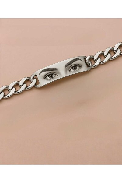 Vamoria Kişiye Özel Tasarlanabilir Çelik Göz Bilekliği