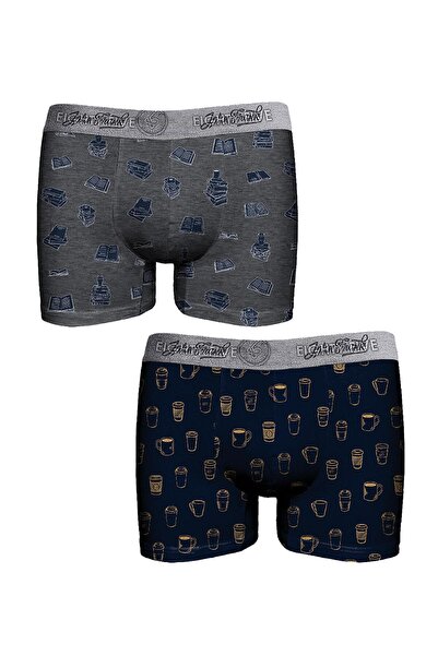 John Frank İKİLİ EIGHTY FIVE BOXER MULTICOLOR