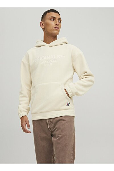 Jack & Jones JORSLOPE FLEECE SWEAT HOOD LN Moonbeam