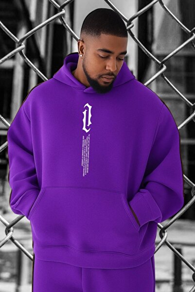 DM DOLCE MORE سويت شيرت كبير الحجم مطبوع عليه نص