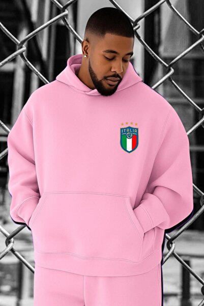 DM DOLCE MORE Hanorac supradimensionat cu imprimeu ITALY TEAM