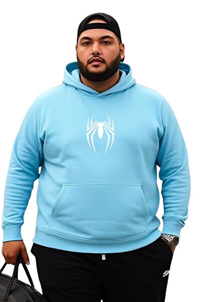 E-ROMA Hanorac de mărime mare cu imprimeu de păianjen