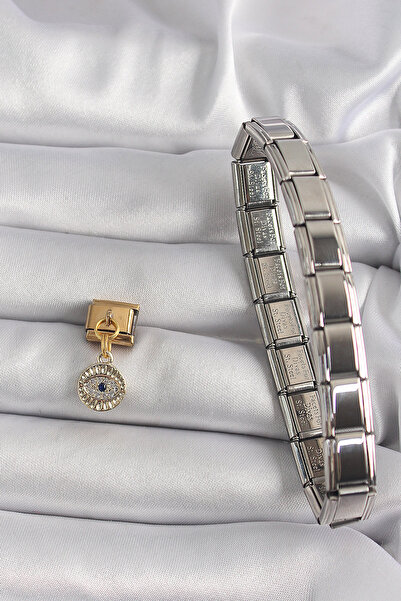 Lisinya 316L فولاذ 316L ذهبي اللون ذهبي اللون يتدلى منه حجر زركونيا متدلي من ...