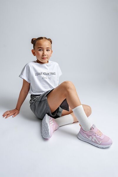mnpc Kız Çocuk Pudra Spor Ayakkabı