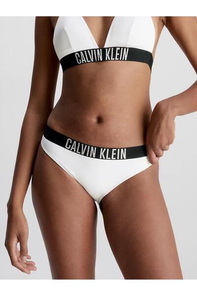 Calvin Klein Dół od bikini damskiego - z logo, Kw0Kw01859 Ycd