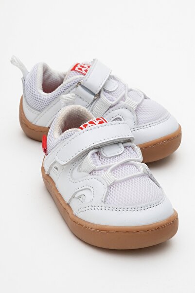 mnpc Unisex Çocuk Beyaz Hakiki Deri Günlük Ayakkabı