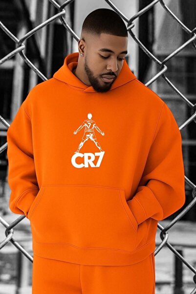 DM DOLCE MORE Hanorac supradimensionat cu imprimeu CR7