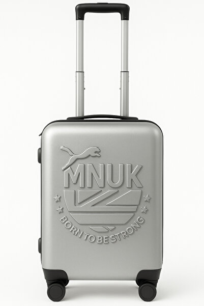 Mnuk Manchester 3 pieces Luggage Set With TSA lock suitcase bag- Sizes 28/24/20-Silver