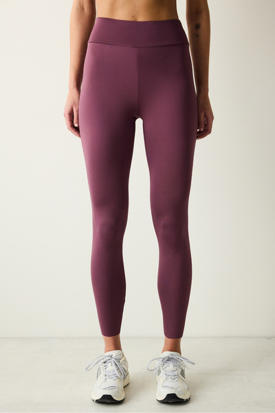 Penti Αθλητικό κολάν Plum με ψηλή μέση και μήκος στον αστράγαλο - Μωβ