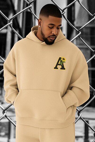 DM DOLCE MORE سويت شيرت كبير الحجم بطبعة باكلي